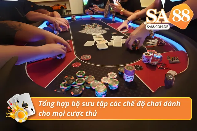 Sự phong phú trải nghiệm chơi của các cược thủ